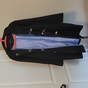 PROFESSIONAL Lined London Fog Trench Coat.  Size 0X Hood